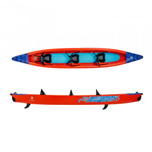 Надувной каяк трехместный Blau See Kraken-3 Expedition Надувной каяк трехместный Blau See Kraken-3 Expedition